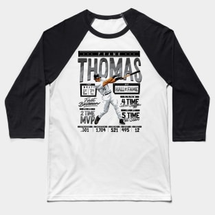 Frank Thomas Chicago W Stats Baseball T-Shirt